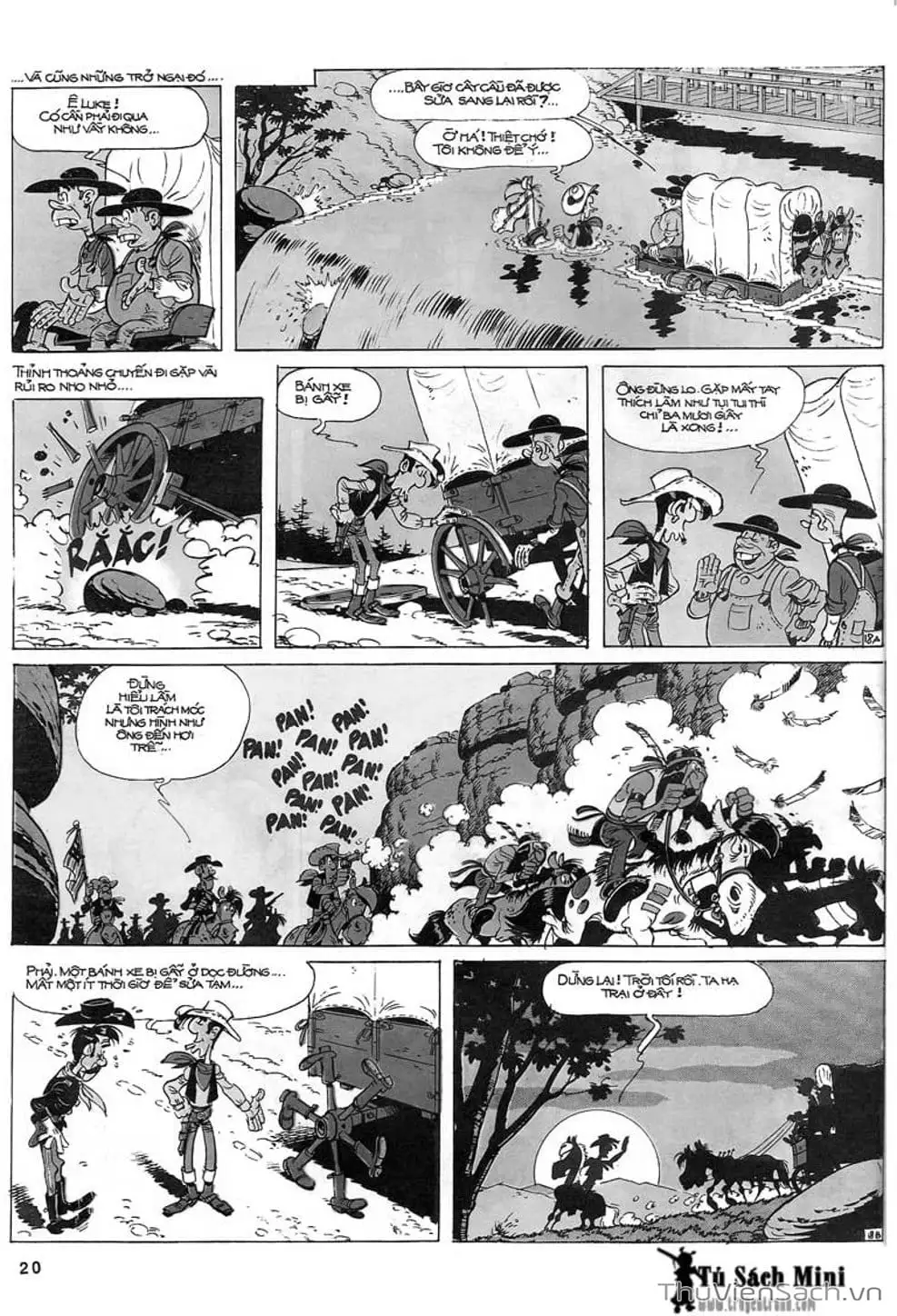 Truyện Tranh Cuộc Phiêu Lưu Kỳ Thú Của Lucky Luke trang 3