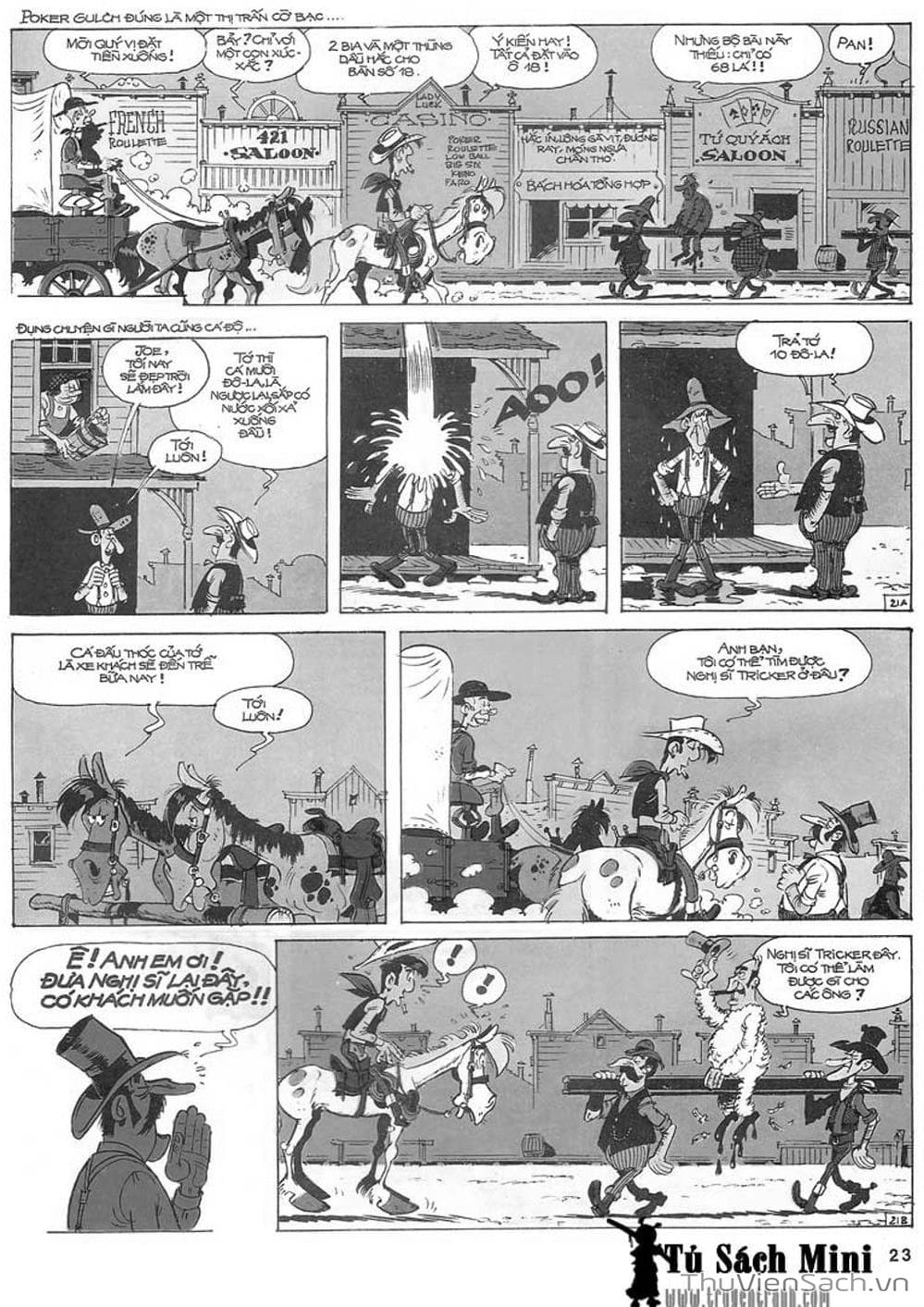 Truyện Tranh Cuộc Phiêu Lưu Kỳ Thú Của Lucky Luke trang 3