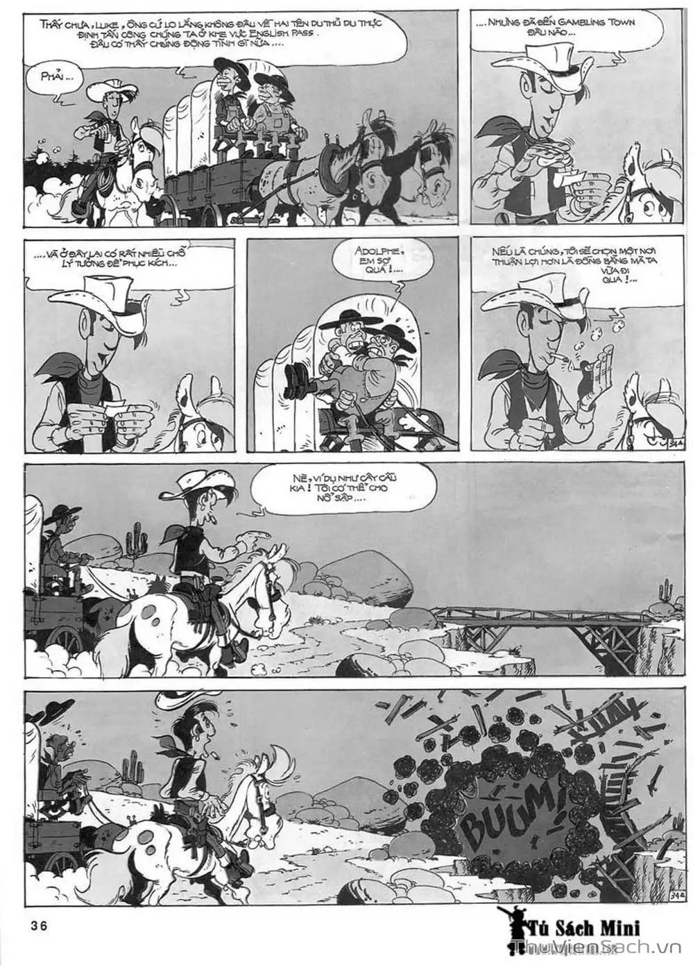 Truyện Tranh Cuộc Phiêu Lưu Kỳ Thú Của Lucky Luke trang 3