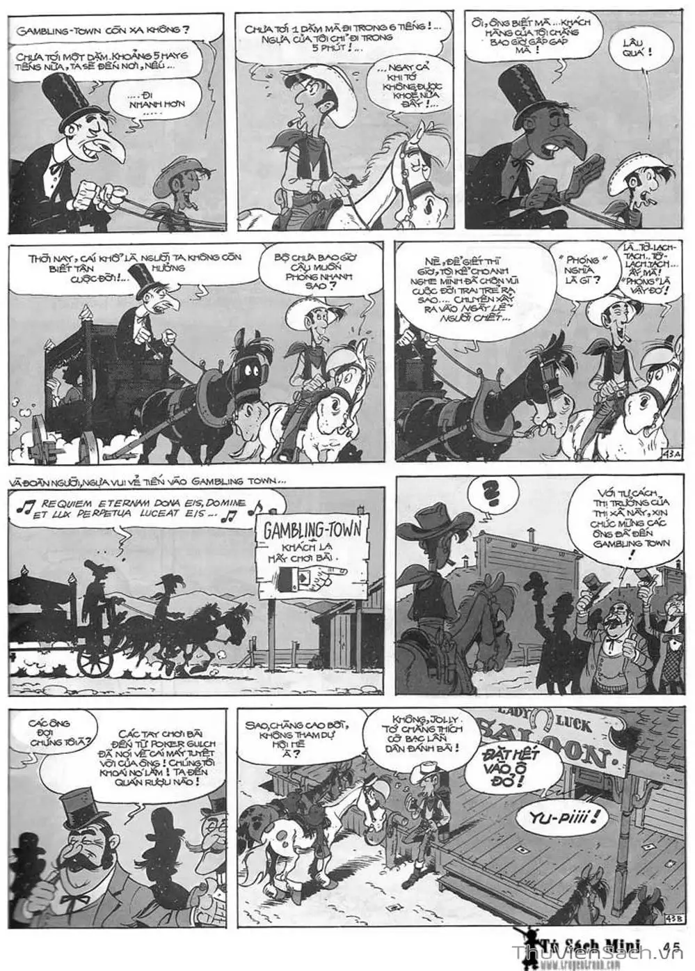 Truyện Tranh Cuộc Phiêu Lưu Kỳ Thú Của Lucky Luke trang 3