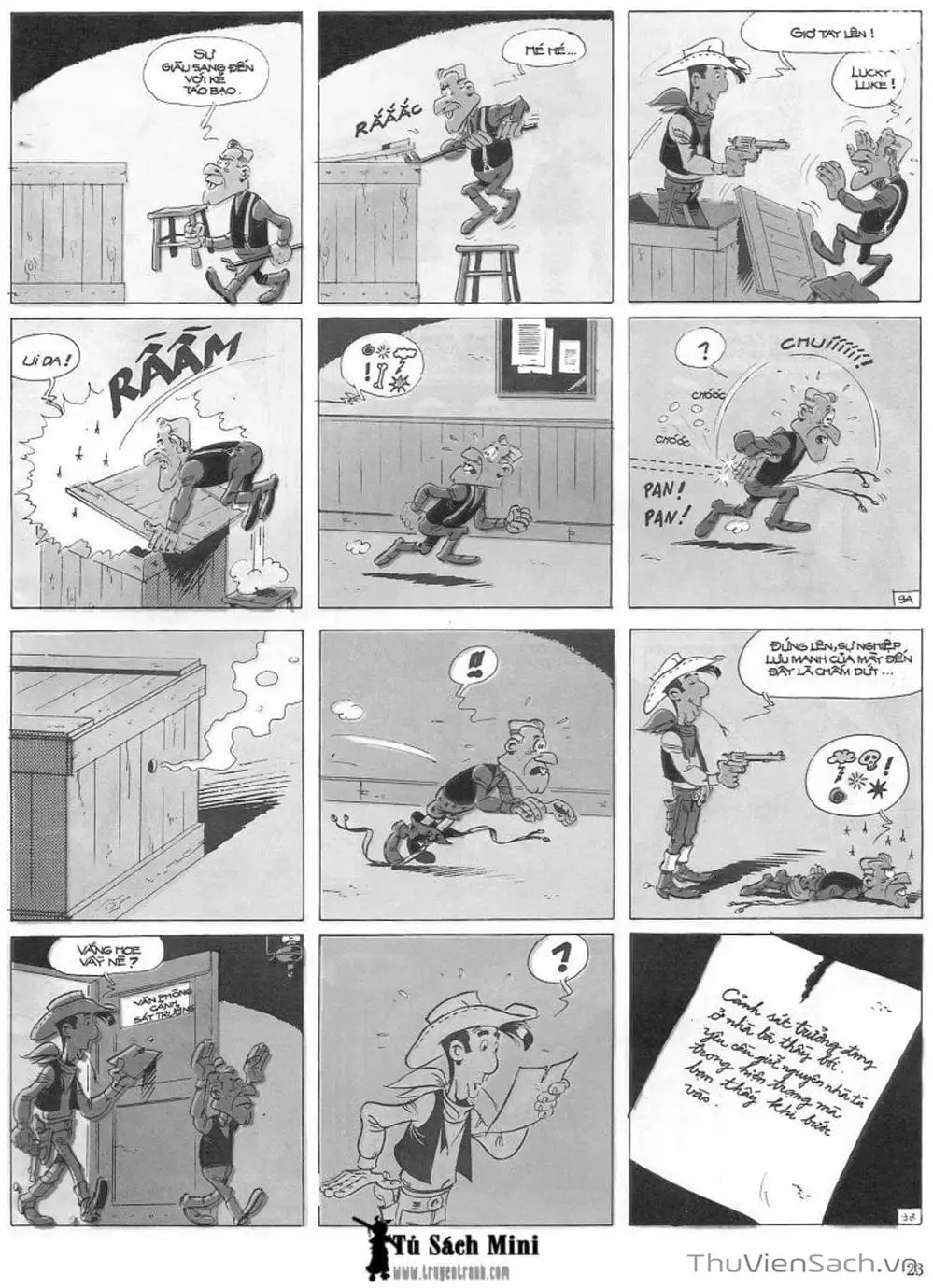 Truyện Tranh Cuộc Phiêu Lưu Kỳ Thú Của Lucky Luke trang 3