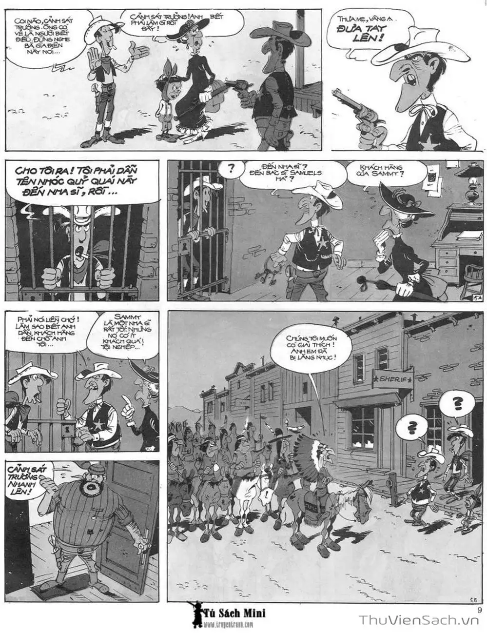 Truyện Tranh Cuộc Phiêu Lưu Kỳ Thú Của Lucky Luke trang 3
