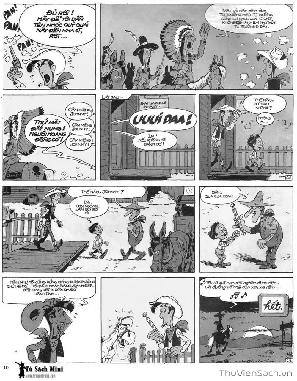 Truyện Tranh Cuộc Phiêu Lưu Kỳ Thú Của Lucky Luke trang 3