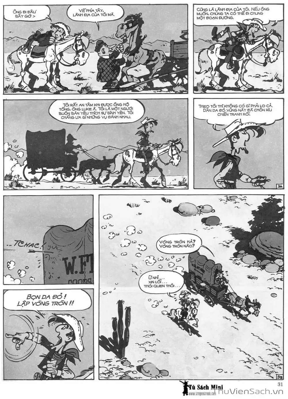 Truyện Tranh Cuộc Phiêu Lưu Kỳ Thú Của Lucky Luke trang 3
