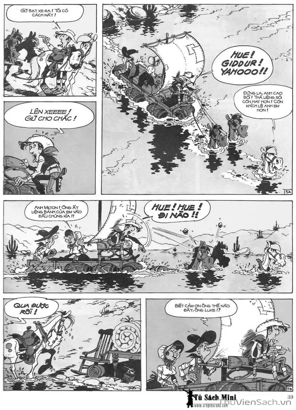 Truyện Tranh Cuộc Phiêu Lưu Kỳ Thú Của Lucky Luke trang 3