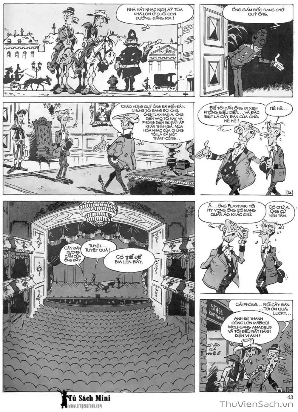 Truyện Tranh Cuộc Phiêu Lưu Kỳ Thú Của Lucky Luke trang 3