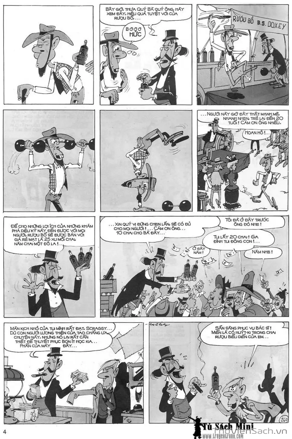 Truyện Tranh Cuộc Phiêu Lưu Kỳ Thú Của Lucky Luke trang 3
