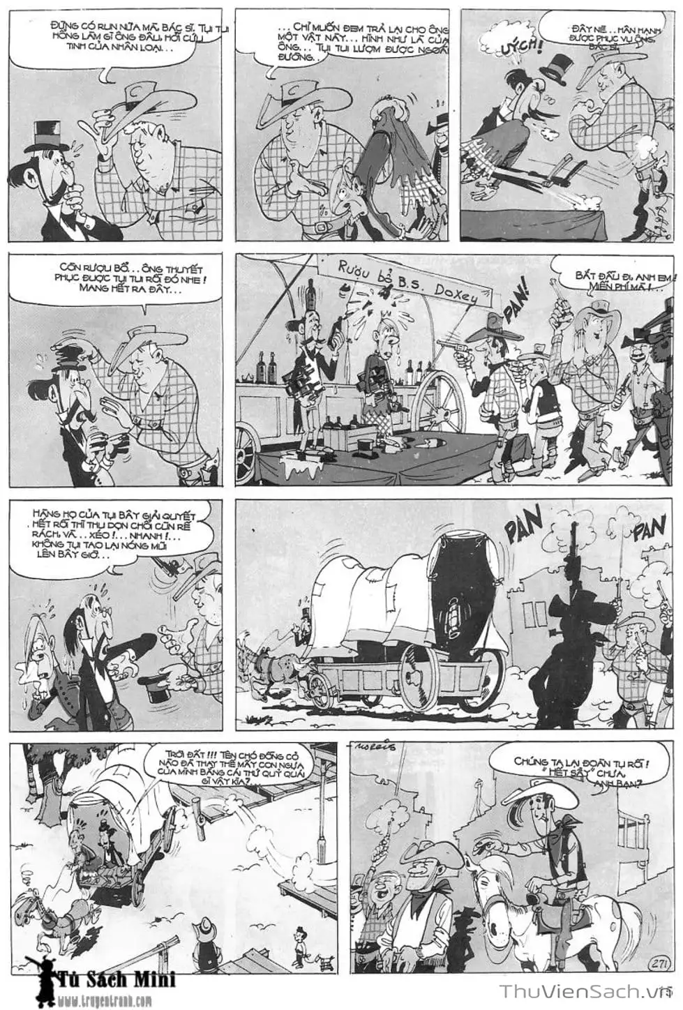 Truyện Tranh Cuộc Phiêu Lưu Kỳ Thú Của Lucky Luke trang 3