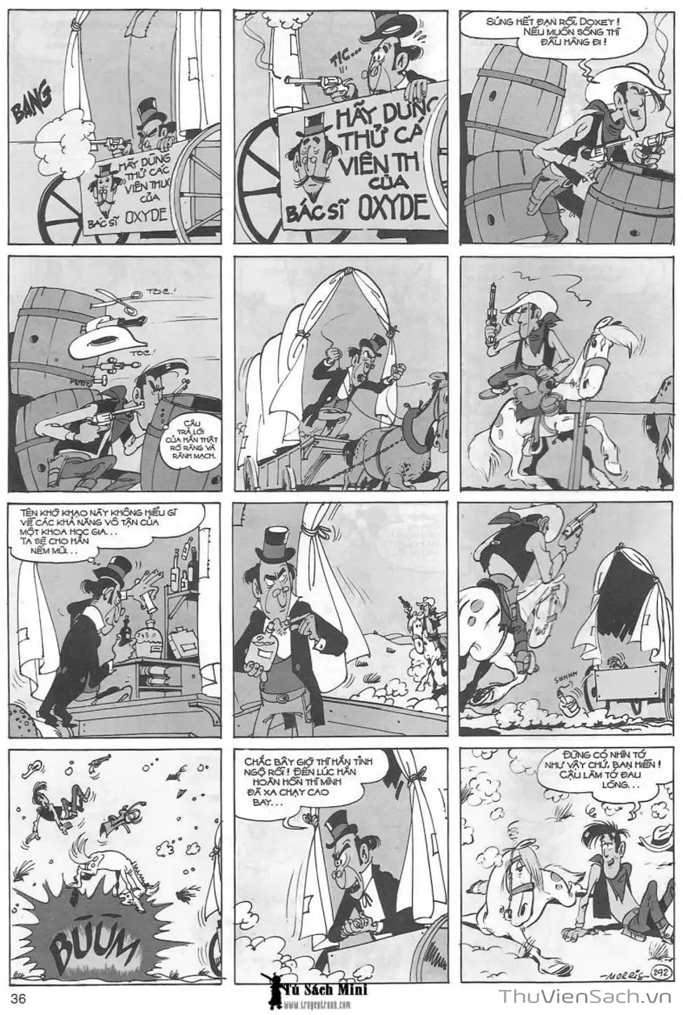 Truyện Tranh Cuộc Phiêu Lưu Kỳ Thú Của Lucky Luke trang 3