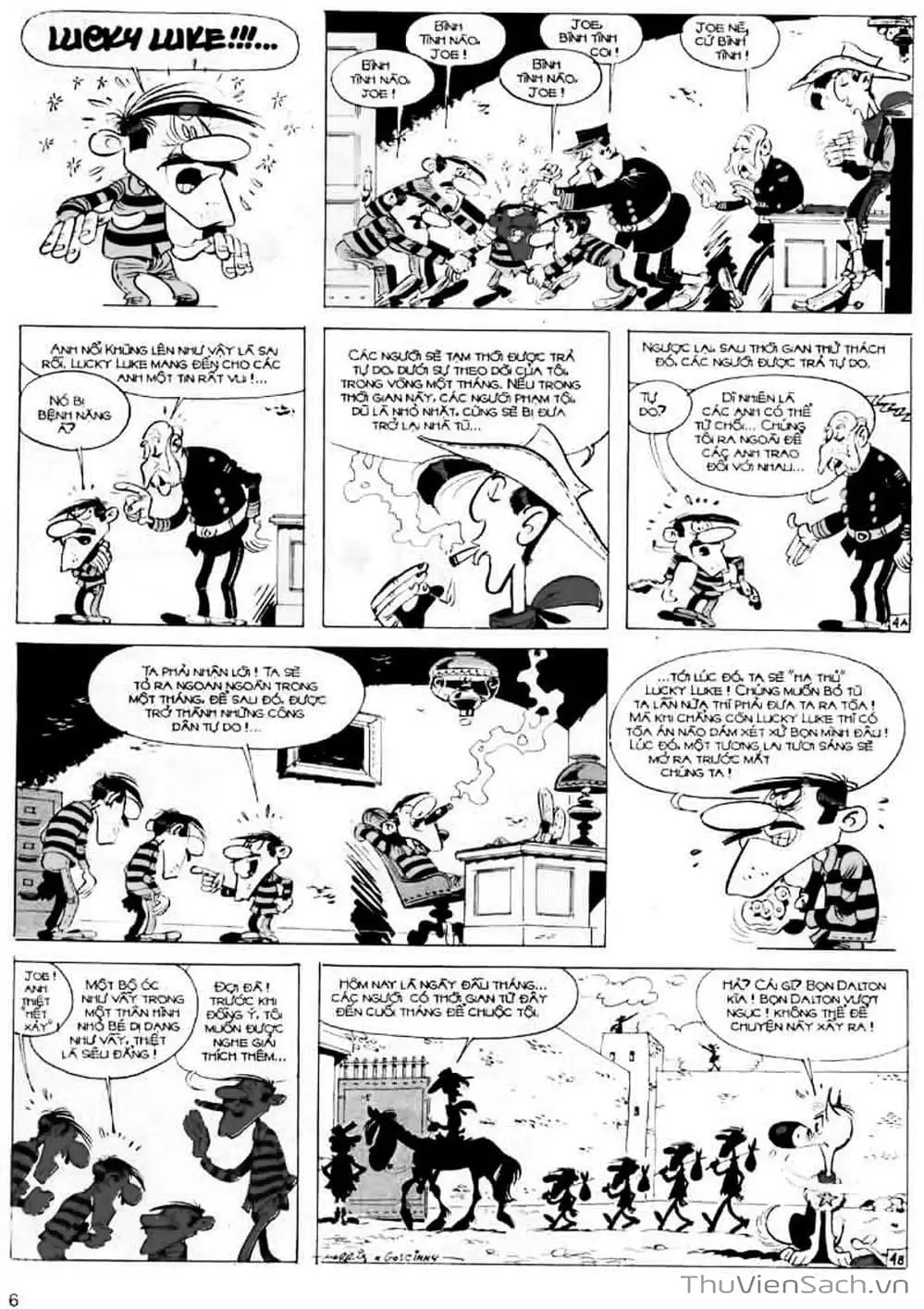 Truyện Tranh Cuộc Phiêu Lưu Kỳ Thú Của Lucky Luke trang 3