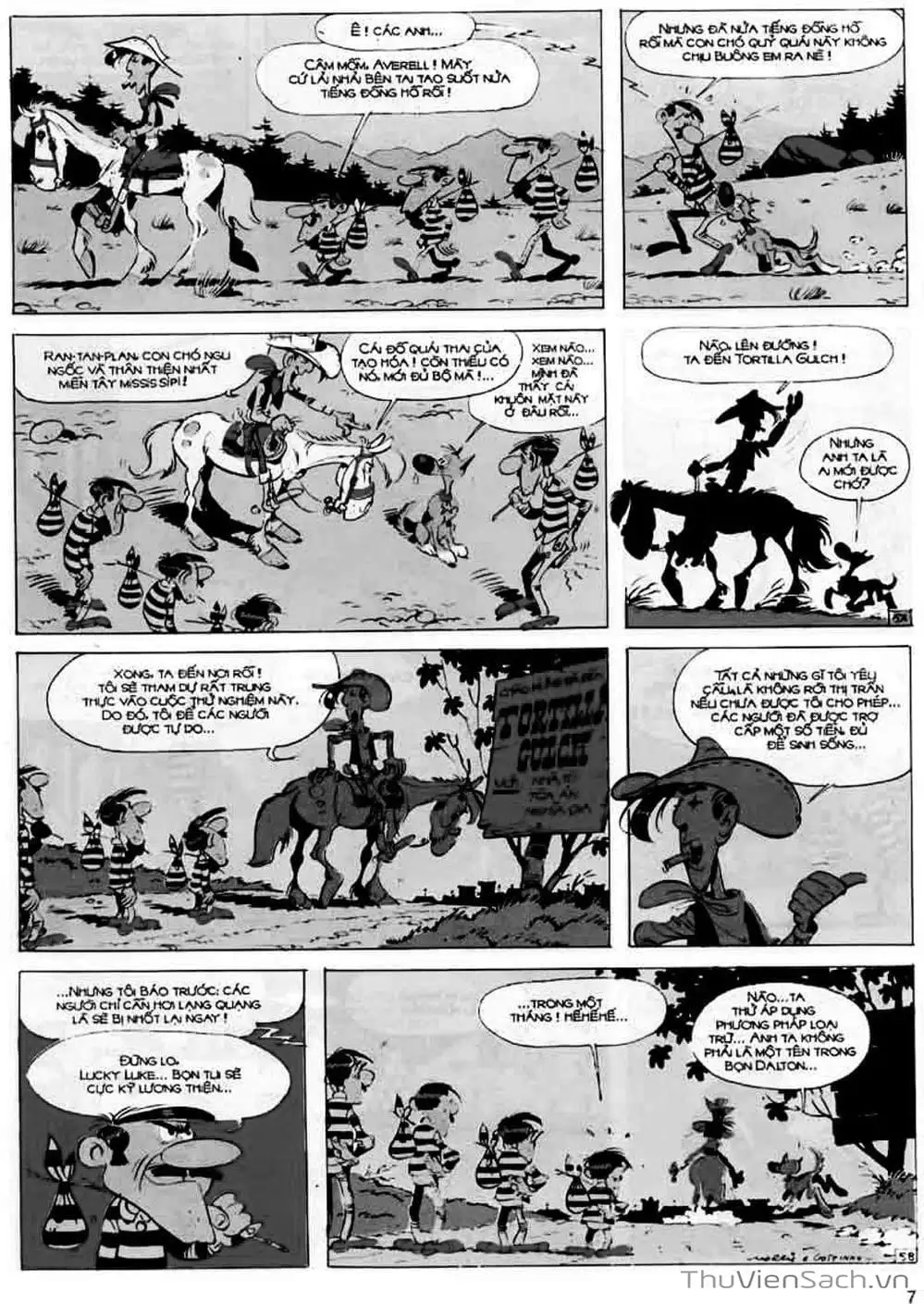 Truyện Tranh Cuộc Phiêu Lưu Kỳ Thú Của Lucky Luke trang 3