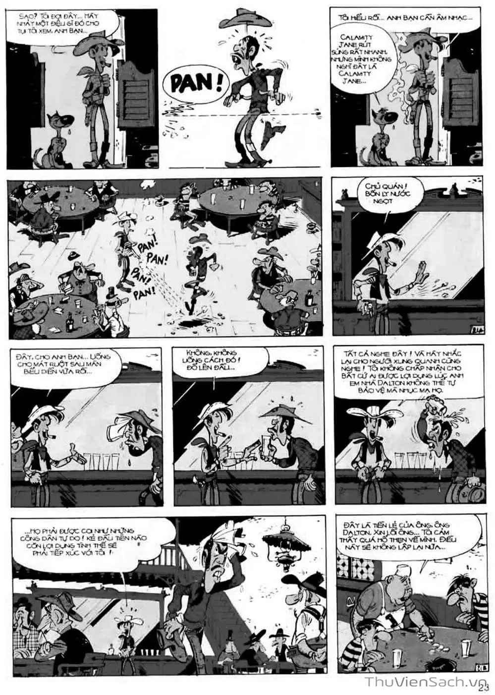 Truyện Tranh Cuộc Phiêu Lưu Kỳ Thú Của Lucky Luke trang 3