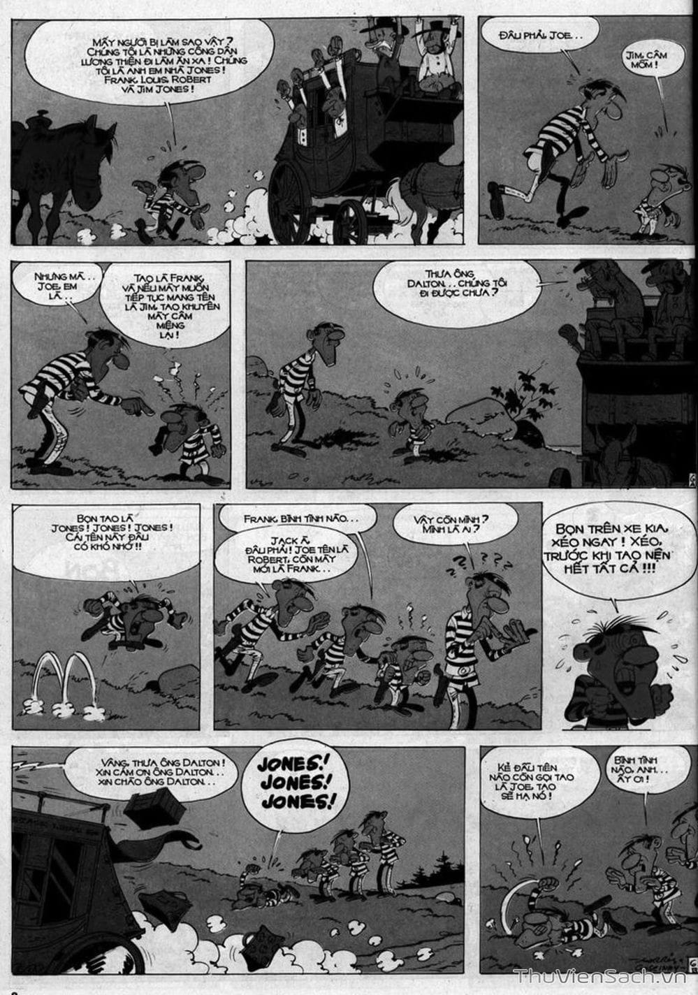 Truyện Tranh Cuộc Phiêu Lưu Kỳ Thú Của Lucky Luke trang 3