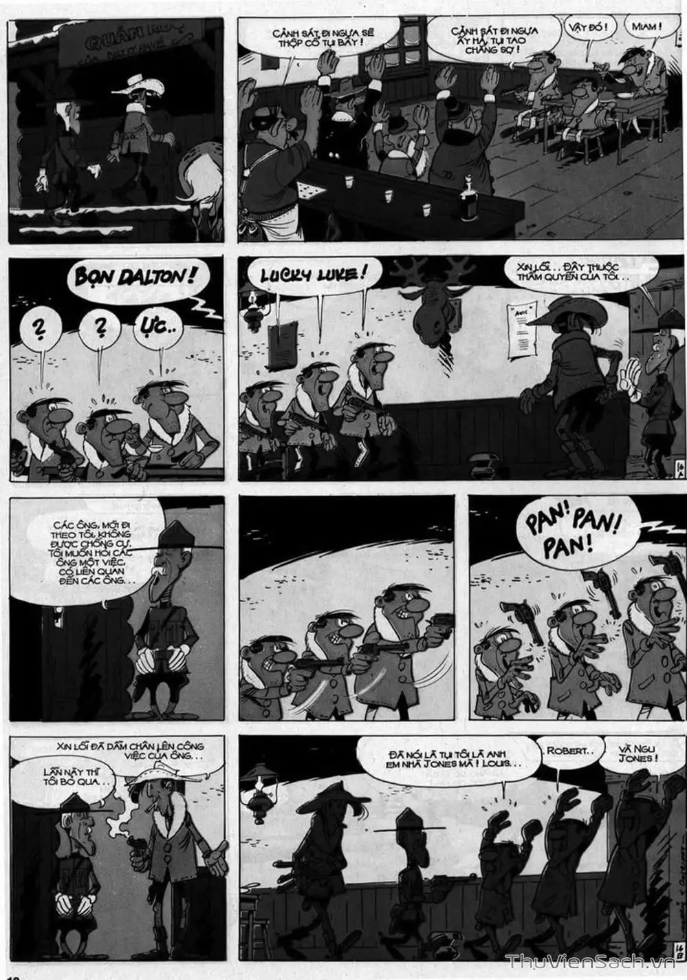 Truyện Tranh Cuộc Phiêu Lưu Kỳ Thú Của Lucky Luke trang 3
