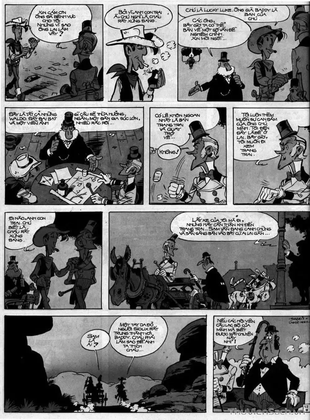 Truyện Tranh Cuộc Phiêu Lưu Kỳ Thú Của Lucky Luke trang 3