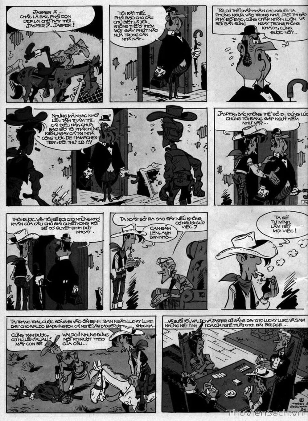 Truyện Tranh Cuộc Phiêu Lưu Kỳ Thú Của Lucky Luke trang 3