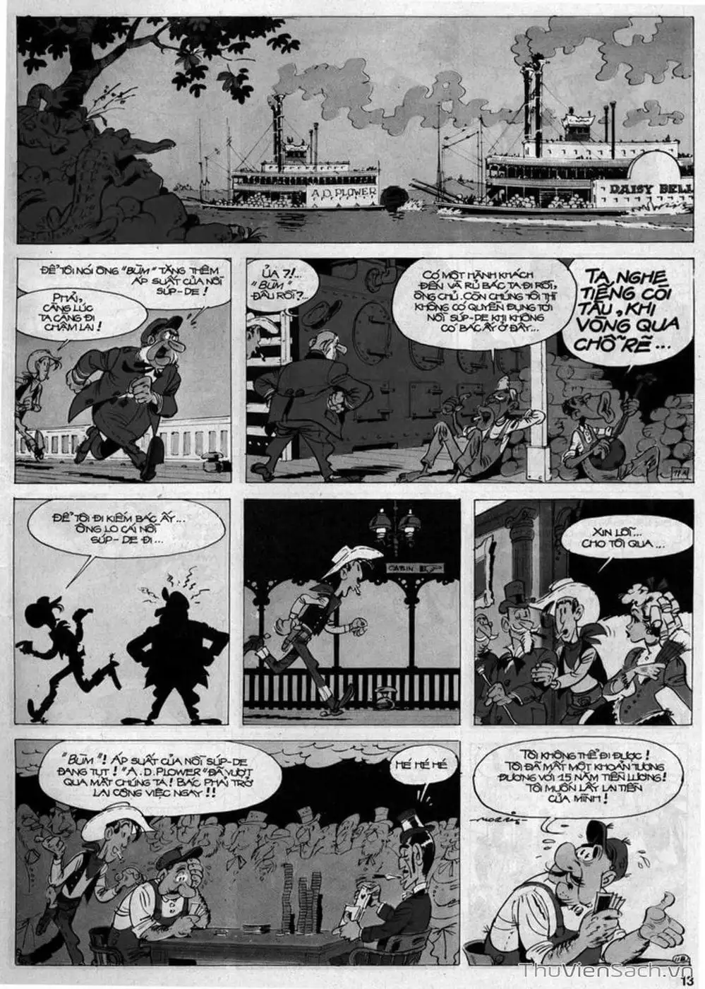 Truyện Tranh Cuộc Phiêu Lưu Kỳ Thú Của Lucky Luke trang 3