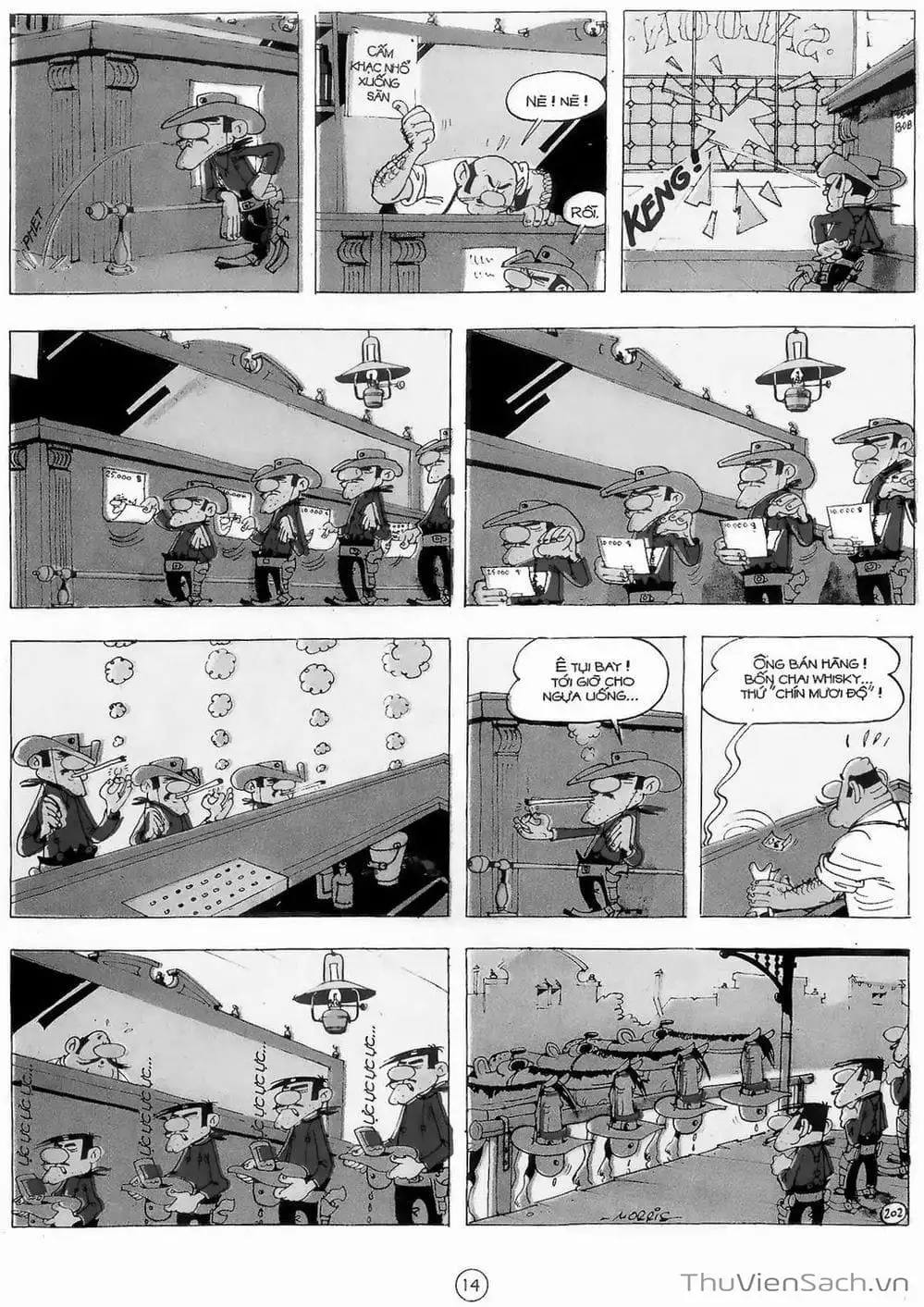 Truyện Tranh Cuộc Phiêu Lưu Kỳ Thú Của Lucky Luke trang 3