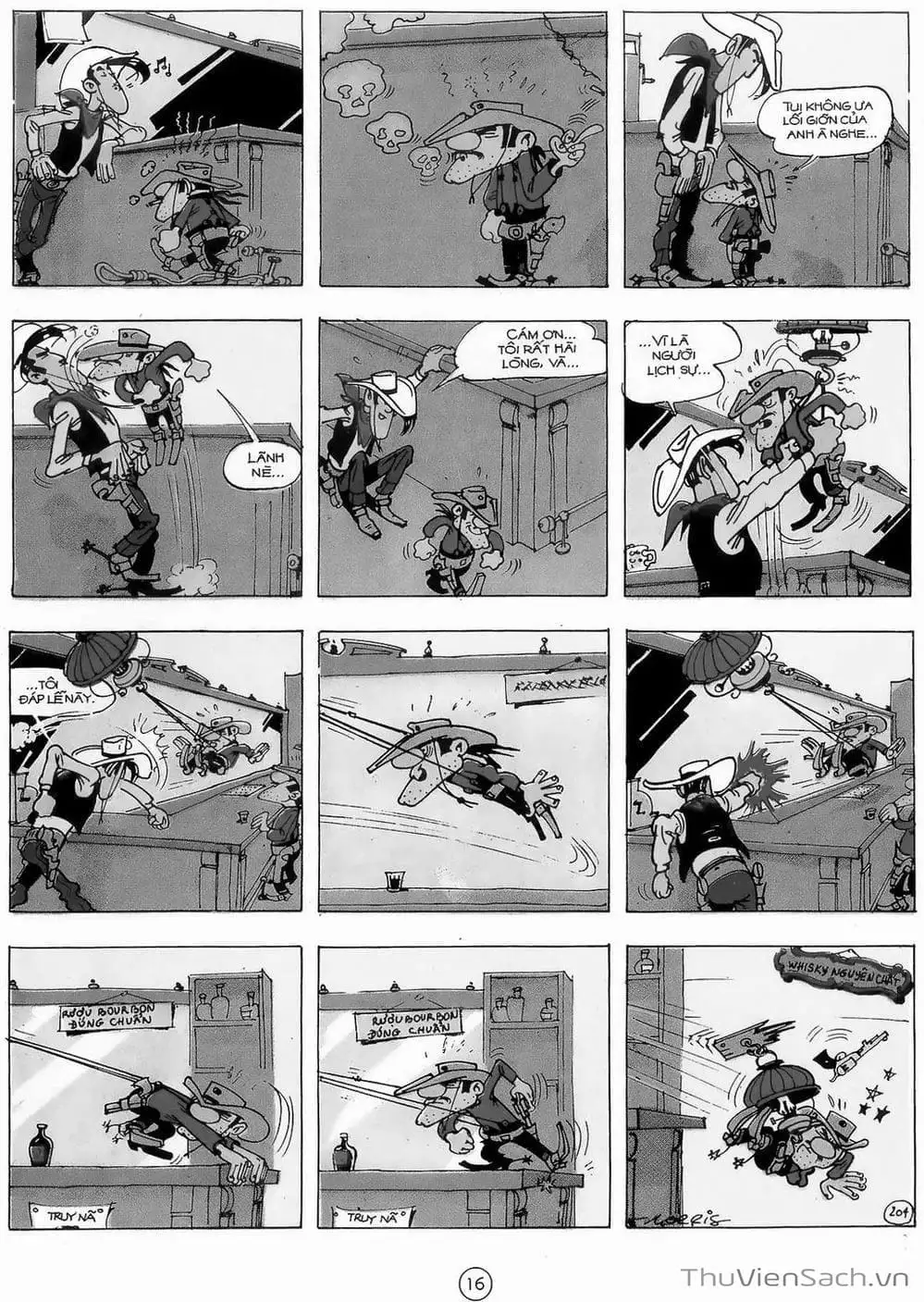 Truyện Tranh Cuộc Phiêu Lưu Kỳ Thú Của Lucky Luke trang 3