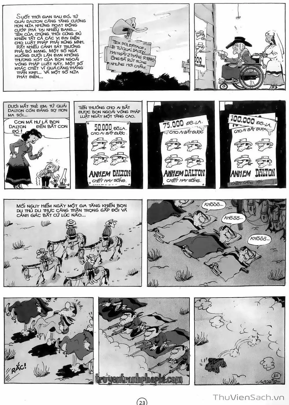 Truyện Tranh Cuộc Phiêu Lưu Kỳ Thú Của Lucky Luke trang 3