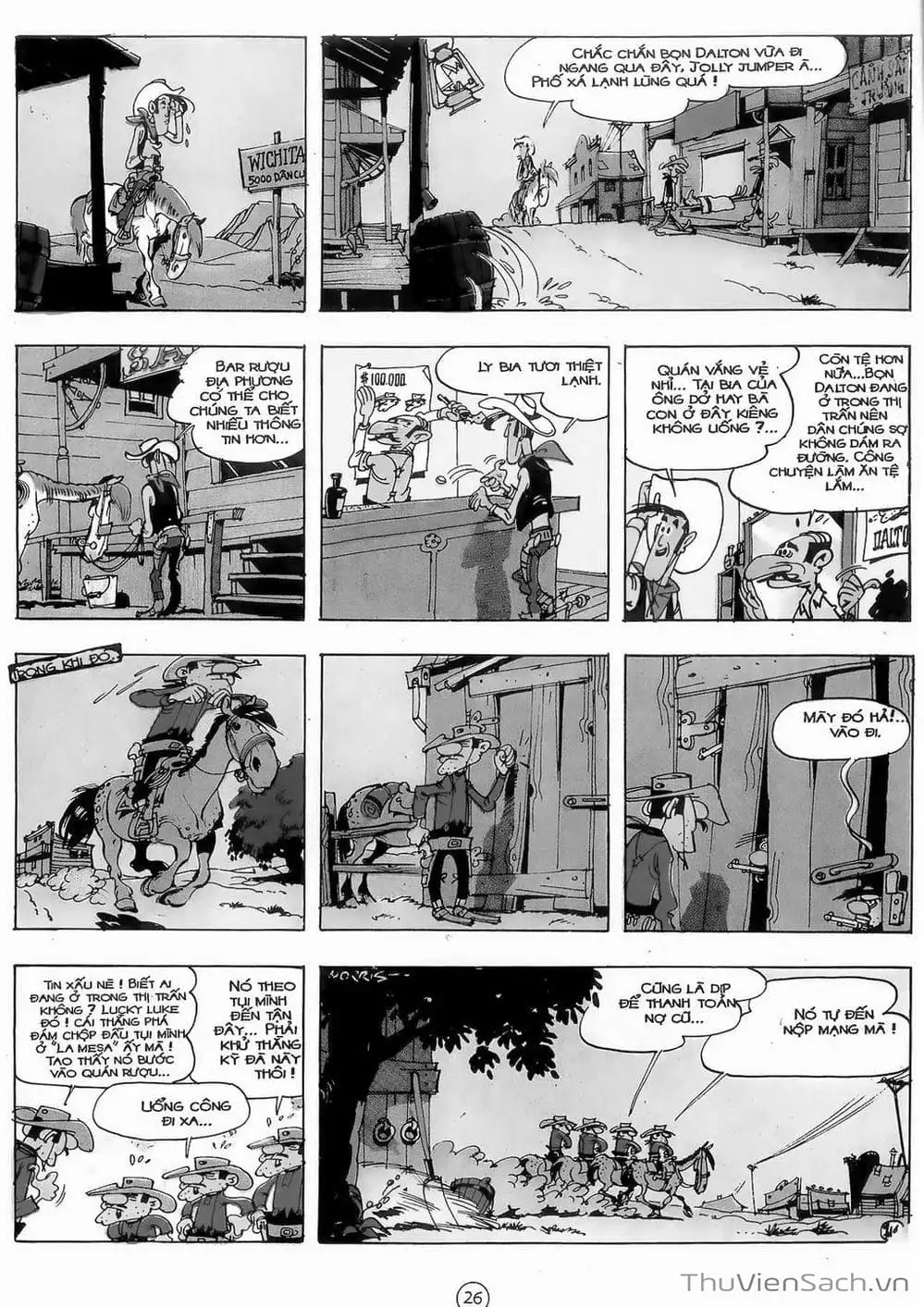 Truyện Tranh Cuộc Phiêu Lưu Kỳ Thú Của Lucky Luke trang 3