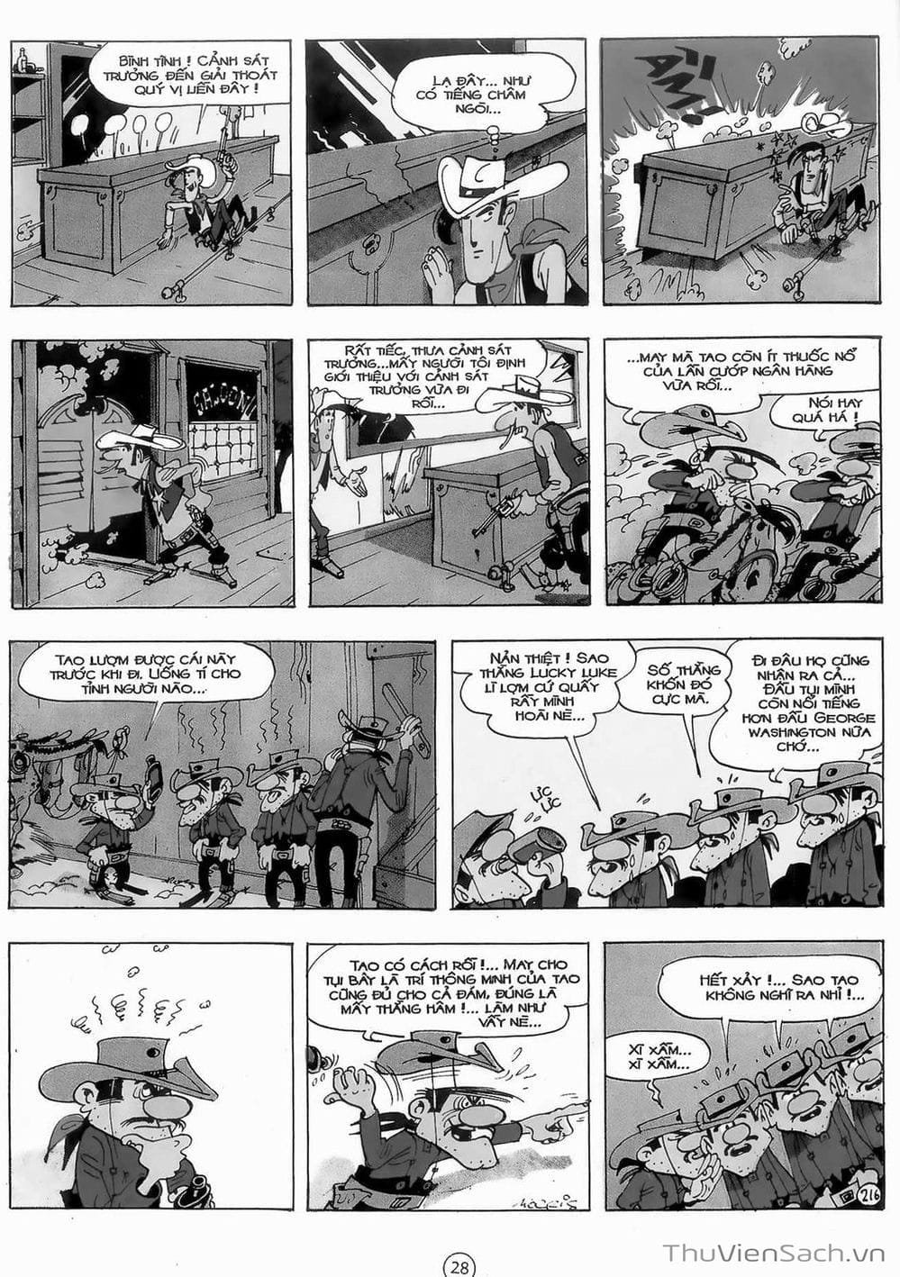 Truyện Tranh Cuộc Phiêu Lưu Kỳ Thú Của Lucky Luke trang 3