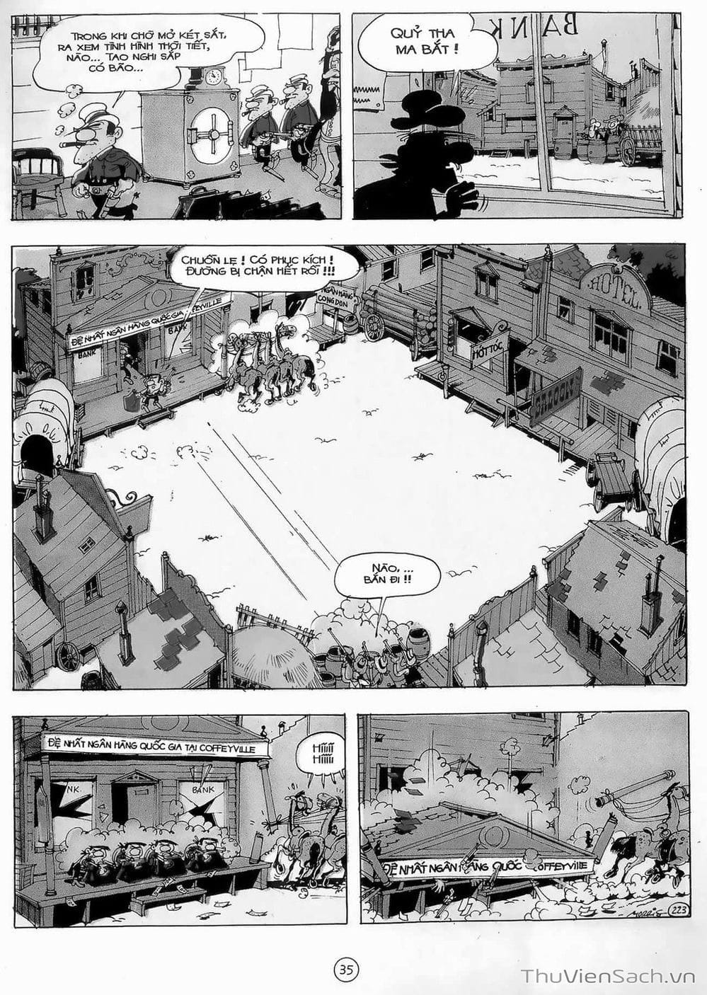 Truyện Tranh Cuộc Phiêu Lưu Kỳ Thú Của Lucky Luke trang 3