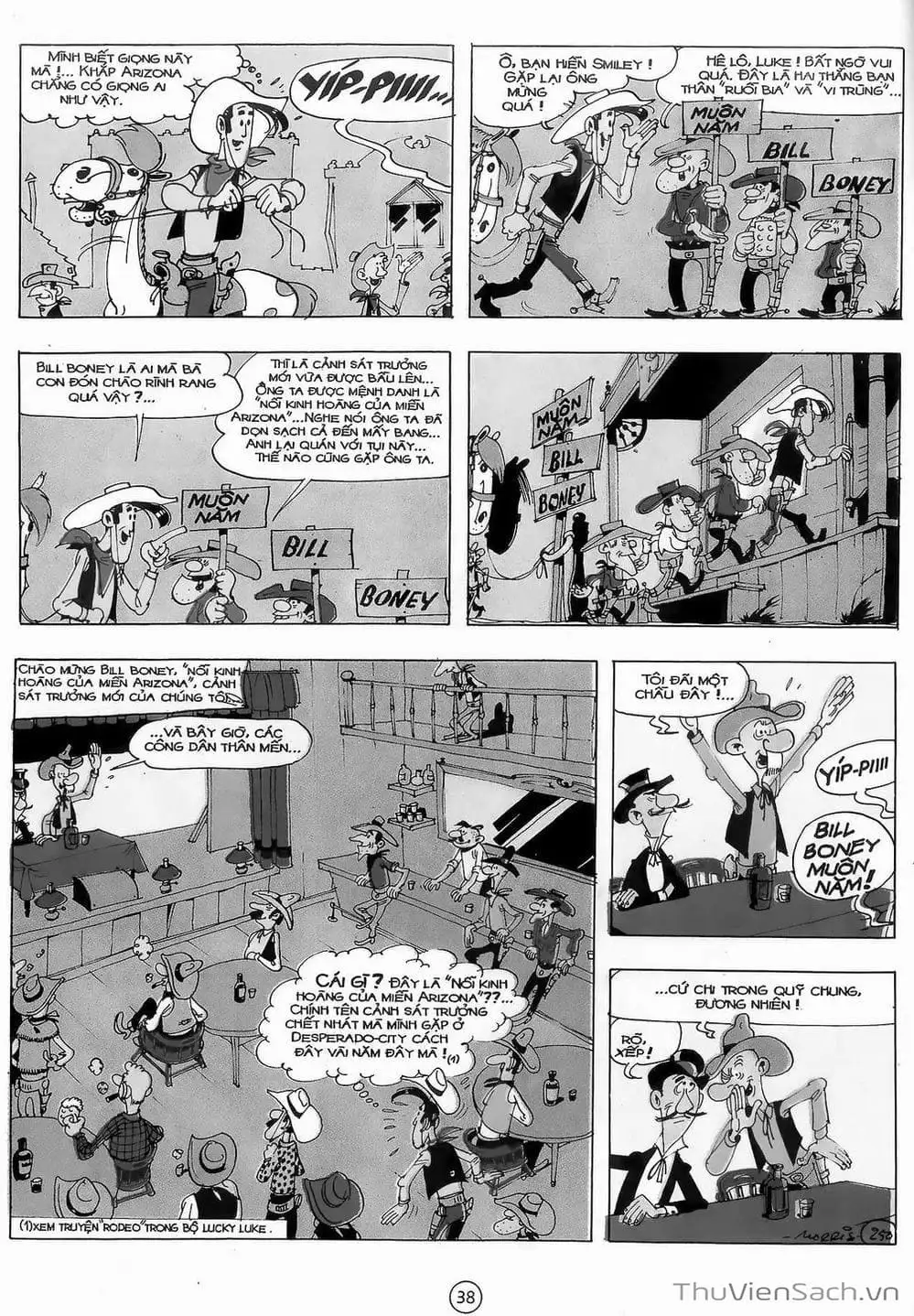 Truyện Tranh Cuộc Phiêu Lưu Kỳ Thú Của Lucky Luke trang 3