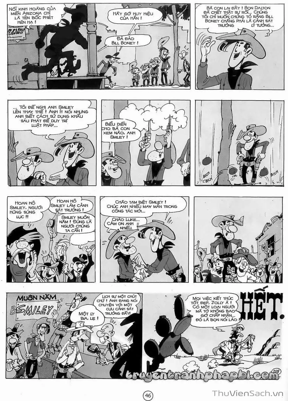 Truyện Tranh Cuộc Phiêu Lưu Kỳ Thú Của Lucky Luke trang 3