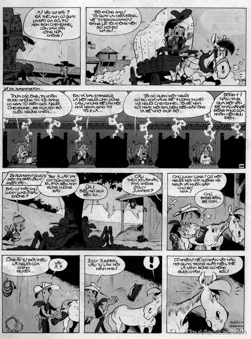 Truyện Tranh Cuộc Phiêu Lưu Kỳ Thú Của Lucky Luke trang 3