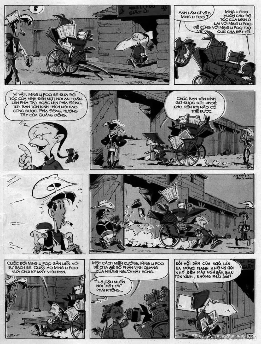 Truyện Tranh Cuộc Phiêu Lưu Kỳ Thú Của Lucky Luke trang 3