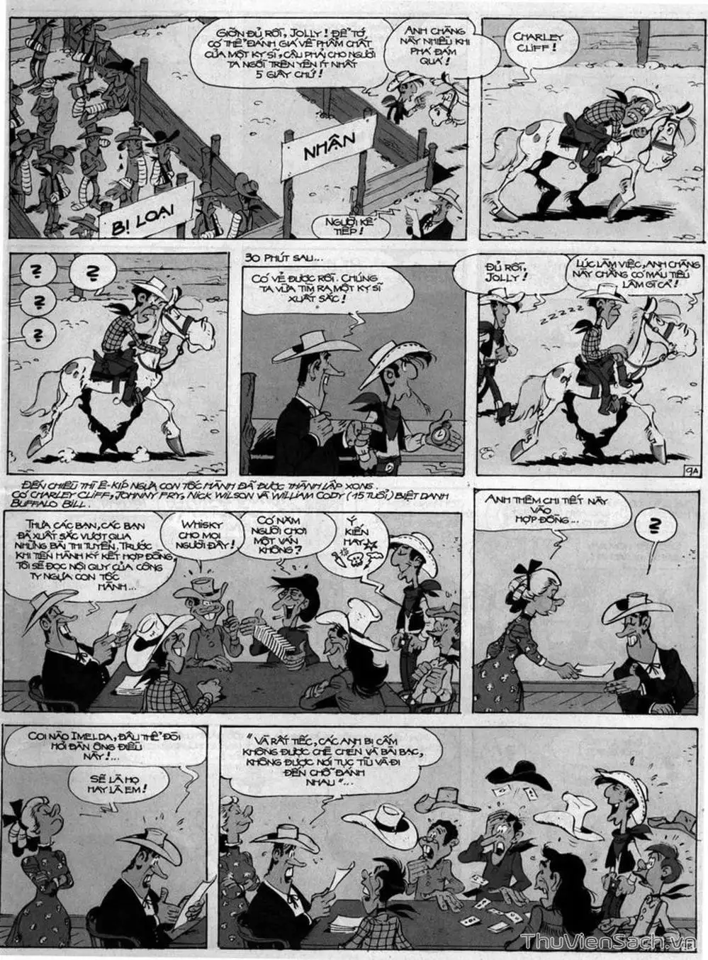 Truyện Tranh Cuộc Phiêu Lưu Kỳ Thú Của Lucky Luke trang 3