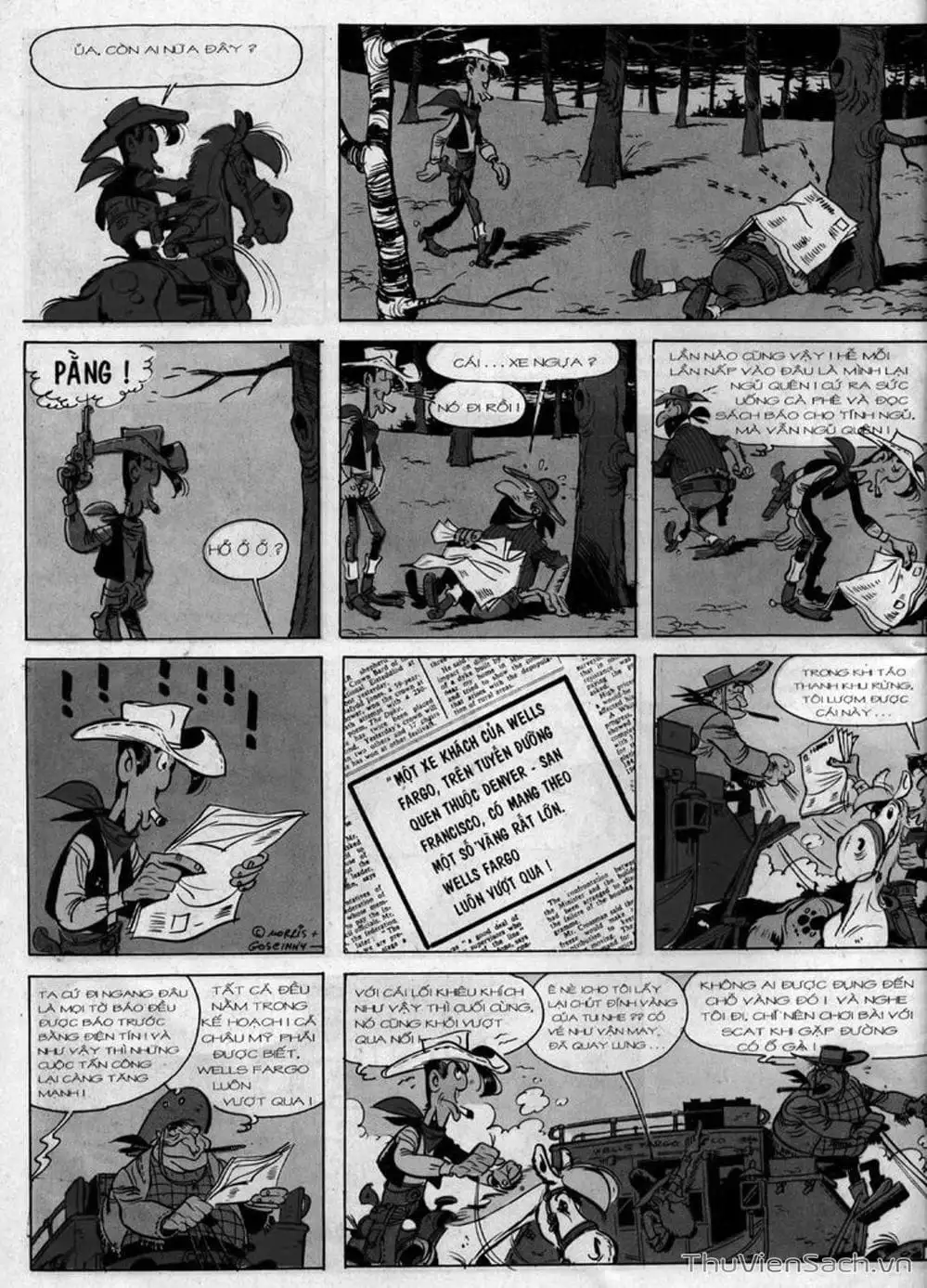 Truyện Tranh Cuộc Phiêu Lưu Kỳ Thú Của Lucky Luke trang 3