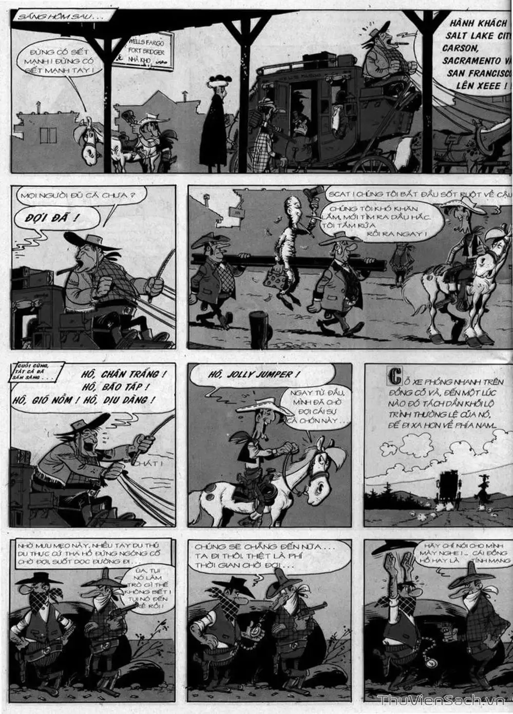Truyện Tranh Cuộc Phiêu Lưu Kỳ Thú Của Lucky Luke trang 3