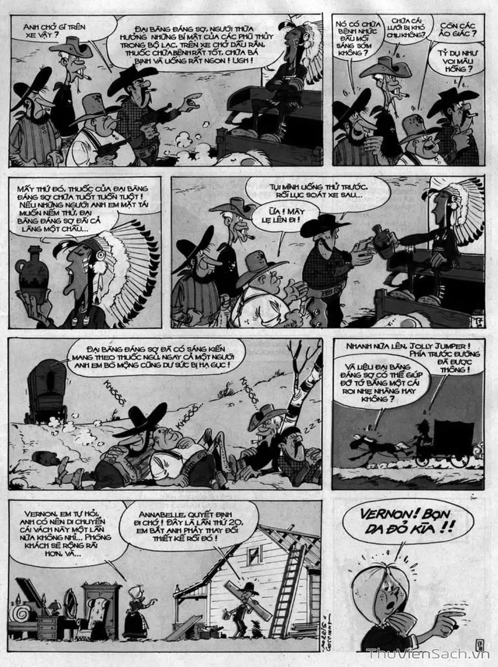 Truyện Tranh Cuộc Phiêu Lưu Kỳ Thú Của Lucky Luke trang 3