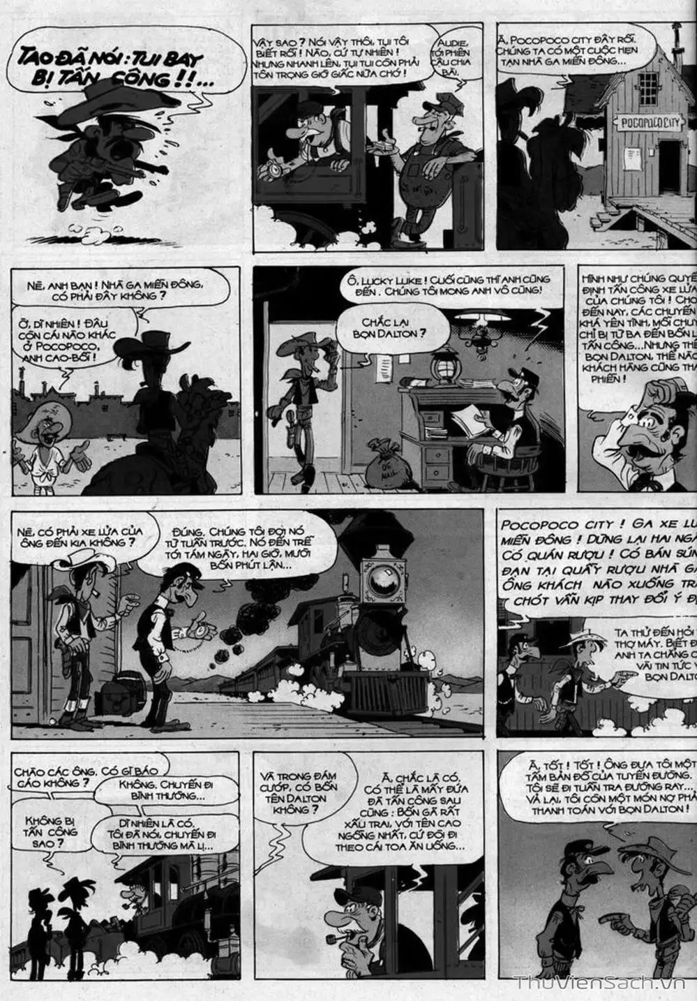 Truyện Tranh Cuộc Phiêu Lưu Kỳ Thú Của Lucky Luke trang 3