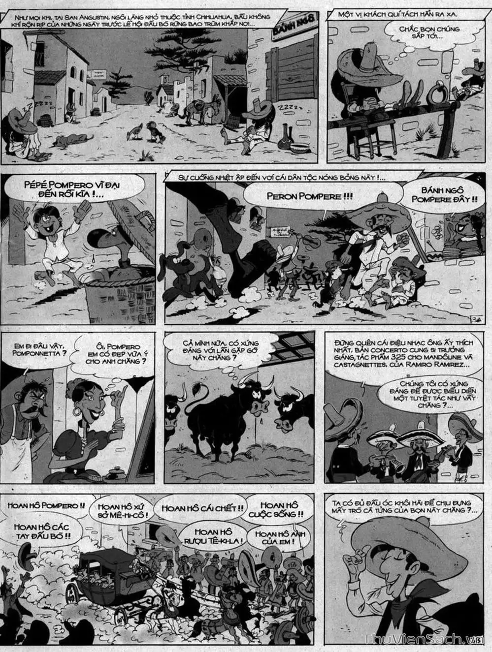 Truyện Tranh Cuộc Phiêu Lưu Kỳ Thú Của Lucky Luke trang 3