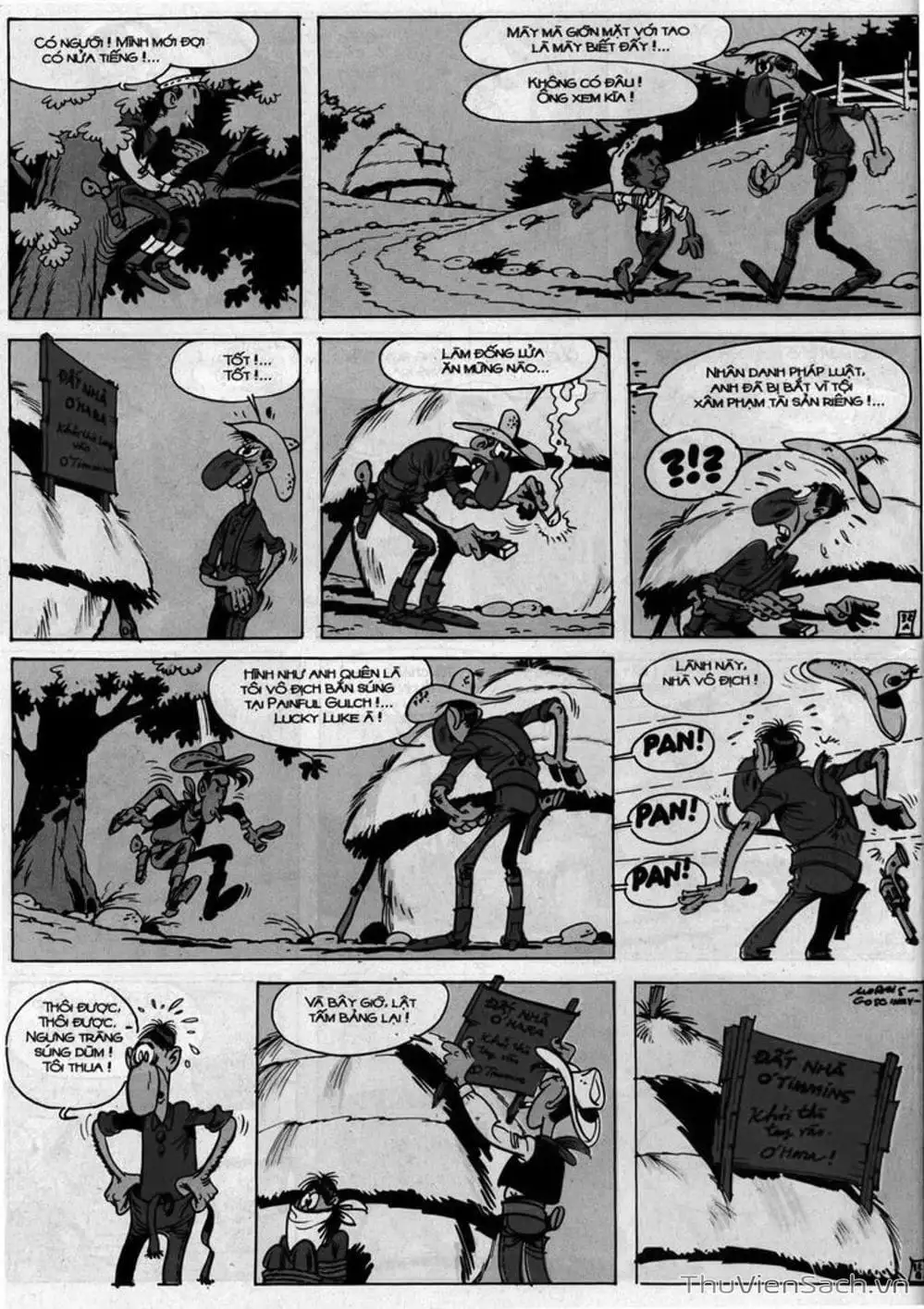 Truyện Tranh Cuộc Phiêu Lưu Kỳ Thú Của Lucky Luke trang 3