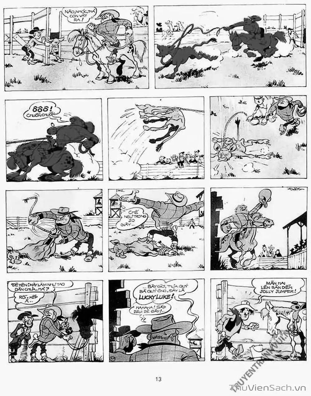 Truyện Tranh Cuộc Phiêu Lưu Kỳ Thú Của Lucky Luke trang 3
