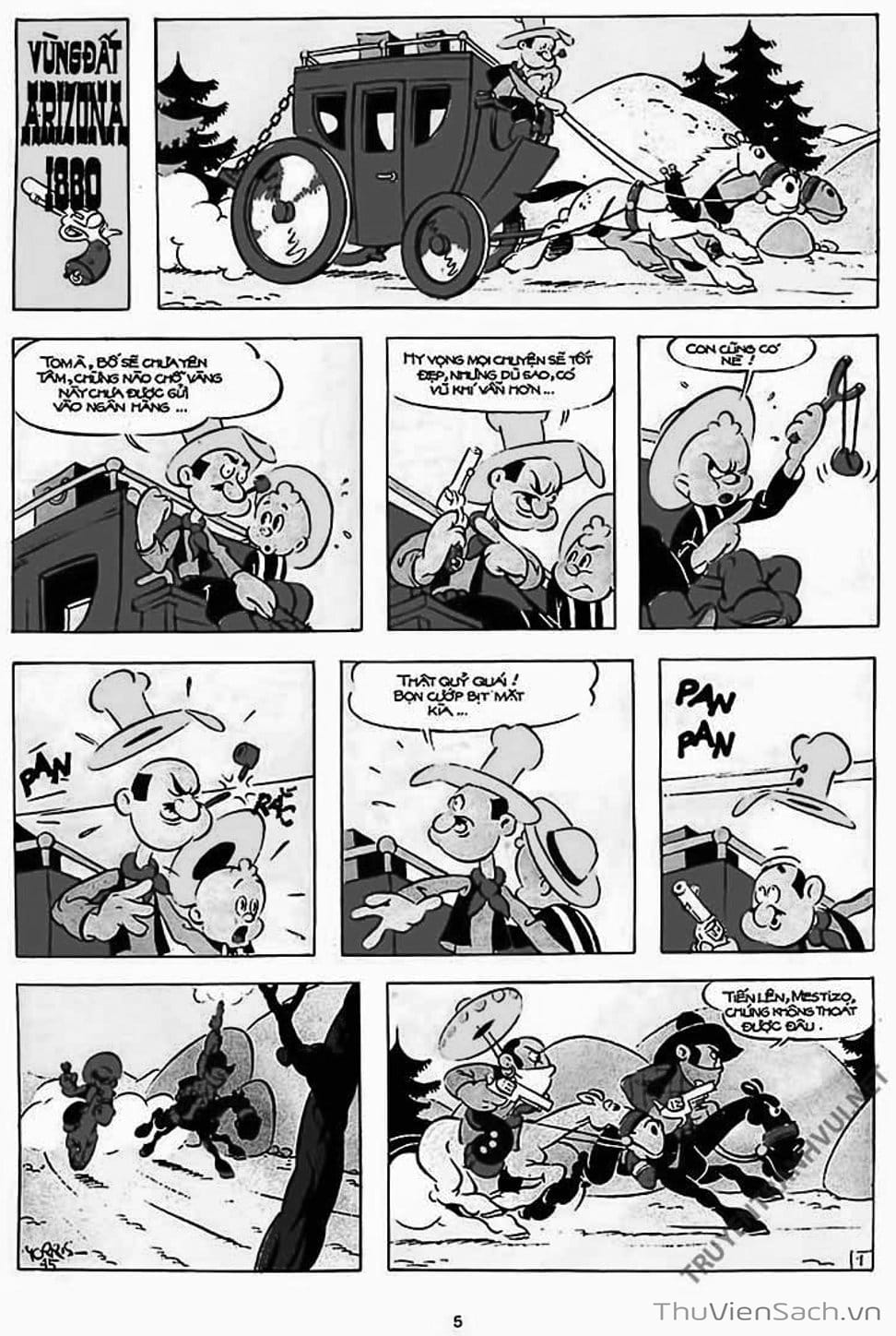 Truyện Tranh Cuộc Phiêu Lưu Kỳ Thú Của Lucky Luke trang 3