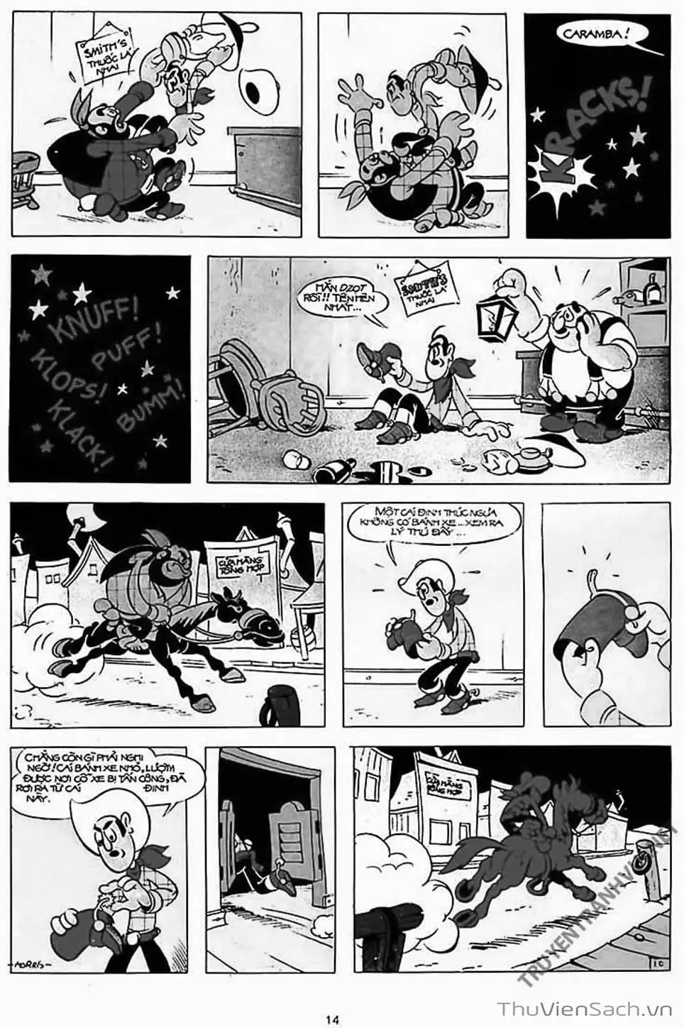 Truyện Tranh Cuộc Phiêu Lưu Kỳ Thú Của Lucky Luke trang 3