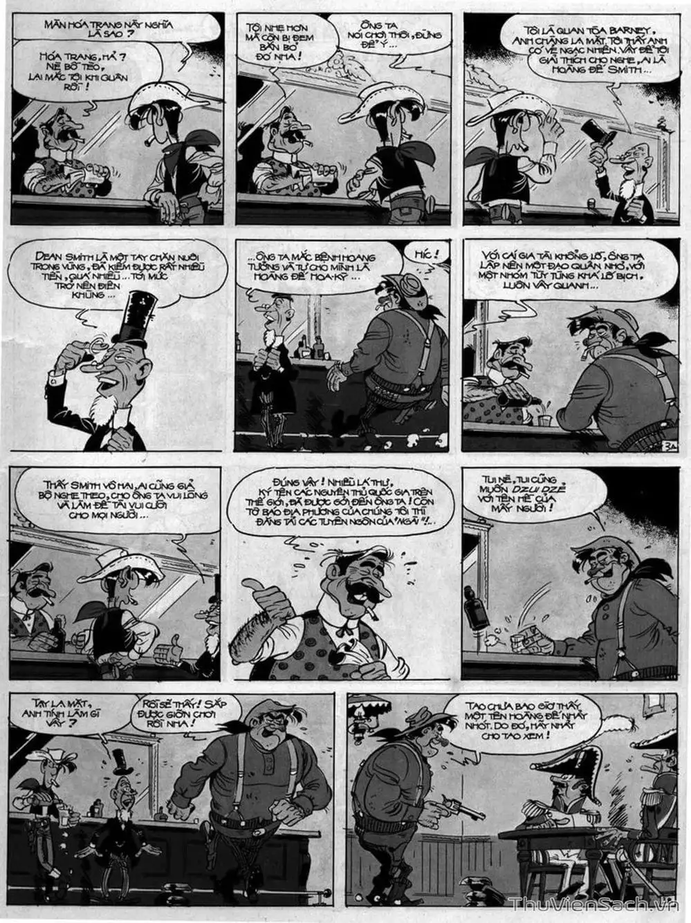 Truyện Tranh Cuộc Phiêu Lưu Kỳ Thú Của Lucky Luke trang 3