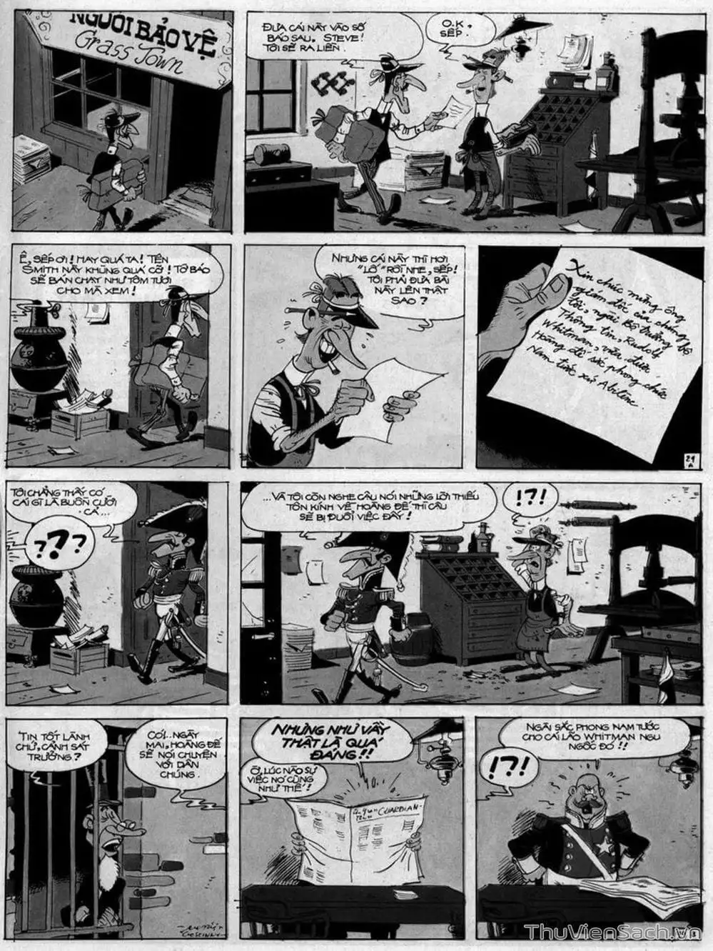 Truyện Tranh Cuộc Phiêu Lưu Kỳ Thú Của Lucky Luke trang 3