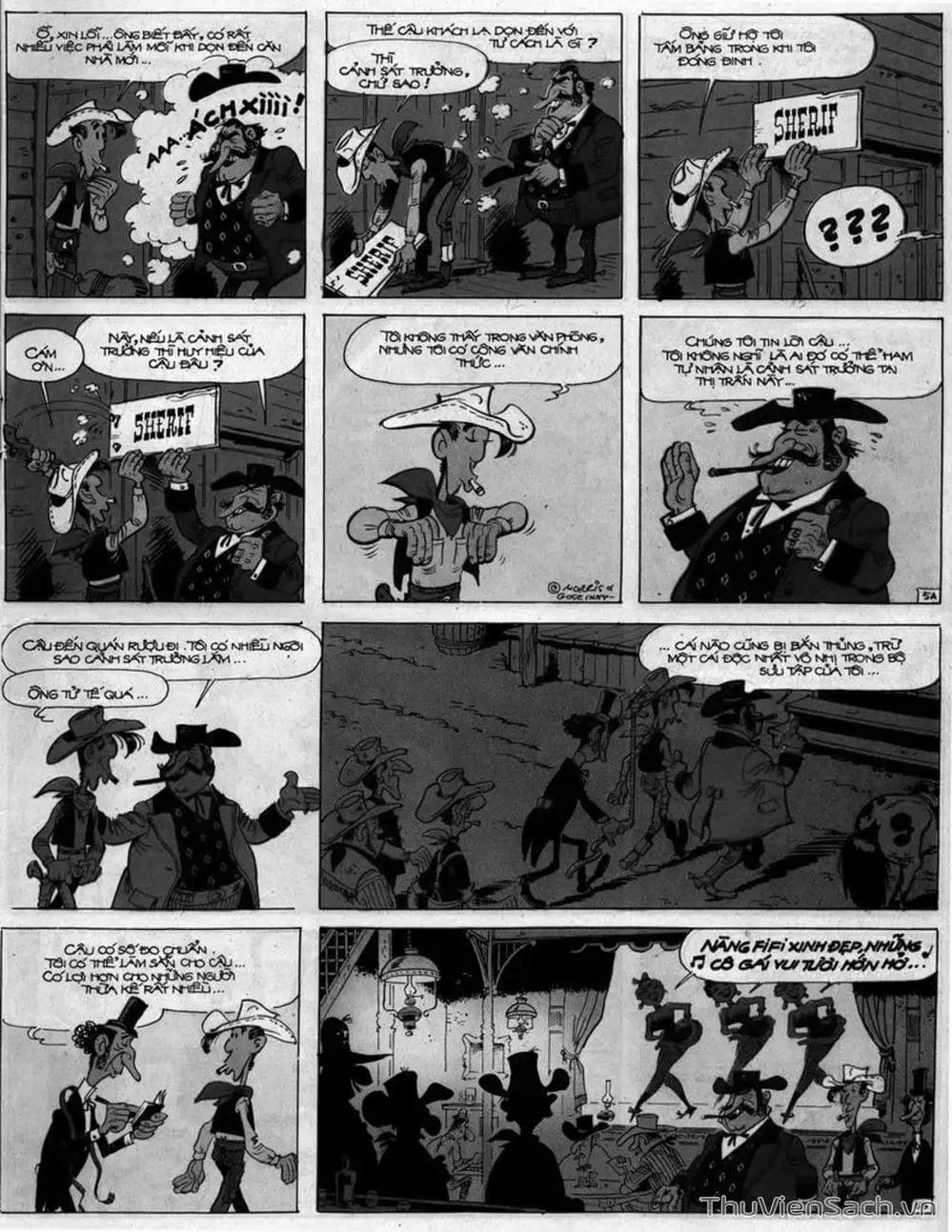 Truyện Tranh Cuộc Phiêu Lưu Kỳ Thú Của Lucky Luke trang 3