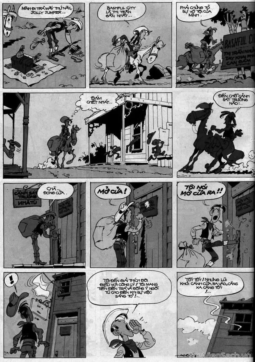 Truyện Tranh Cuộc Phiêu Lưu Kỳ Thú Của Lucky Luke trang 3