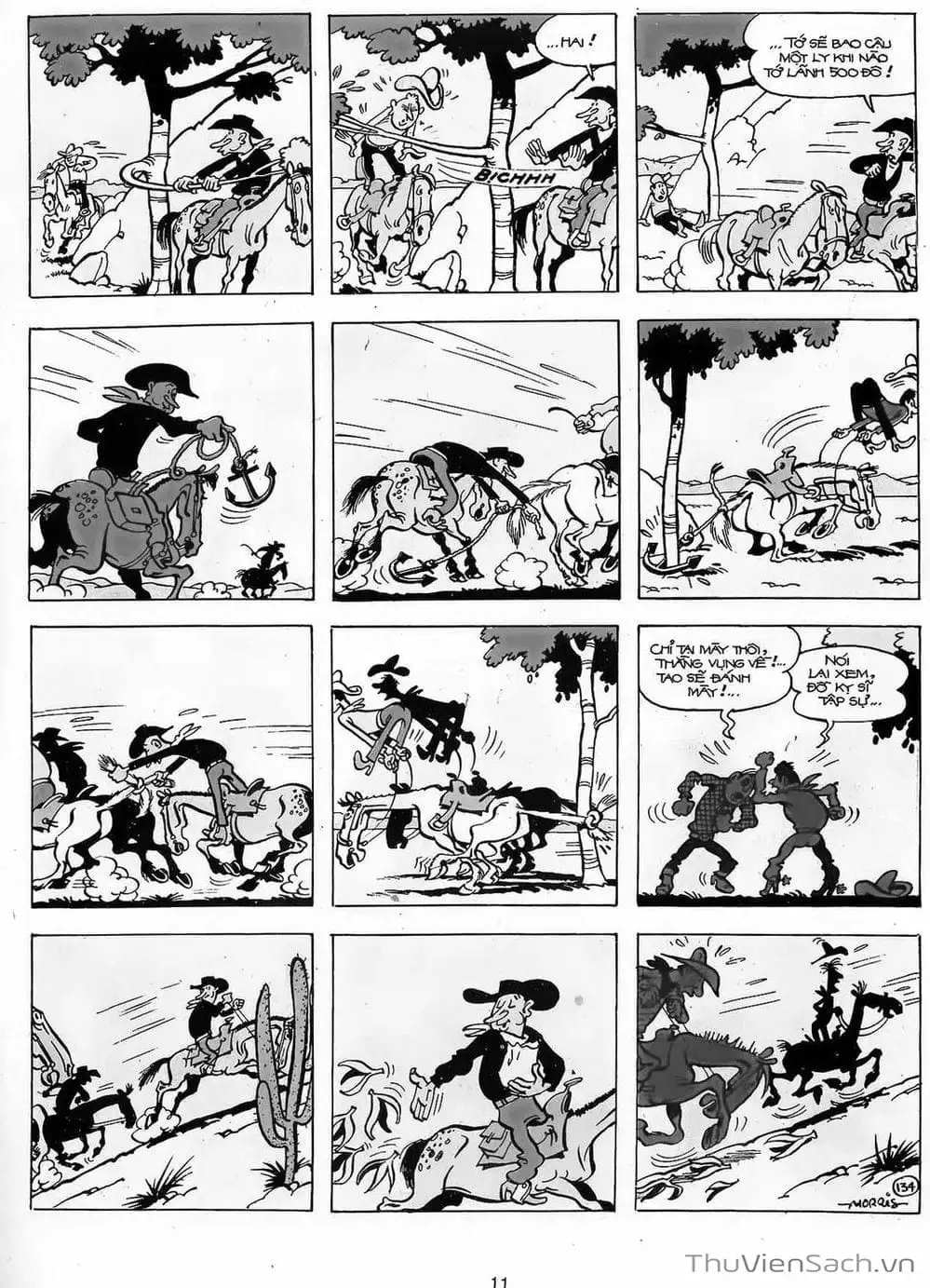 Truyện Tranh Cuộc Phiêu Lưu Kỳ Thú Của Lucky Luke trang 3