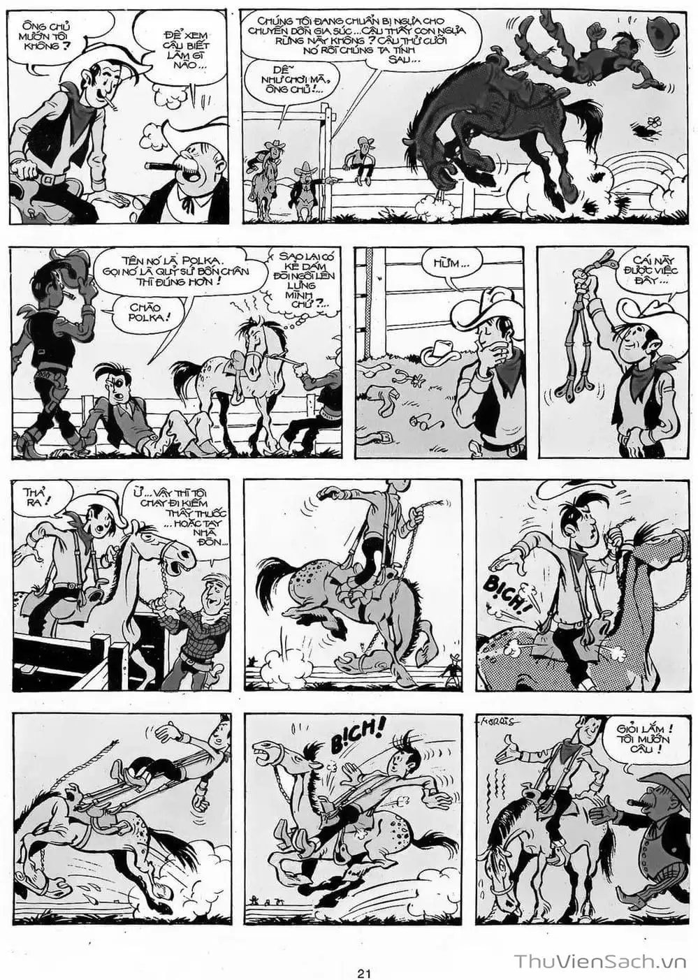 Truyện Tranh Cuộc Phiêu Lưu Kỳ Thú Của Lucky Luke trang 3