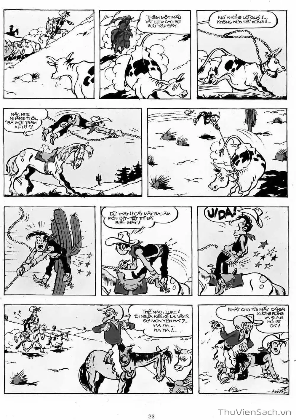Truyện Tranh Cuộc Phiêu Lưu Kỳ Thú Của Lucky Luke trang 3