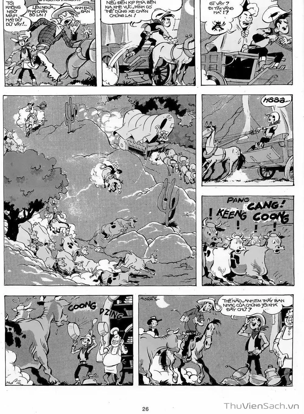 Truyện Tranh Cuộc Phiêu Lưu Kỳ Thú Của Lucky Luke trang 3