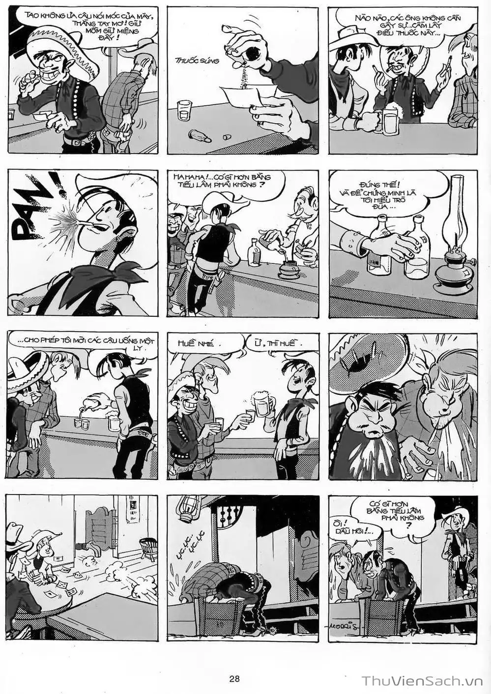 Truyện Tranh Cuộc Phiêu Lưu Kỳ Thú Của Lucky Luke trang 3
